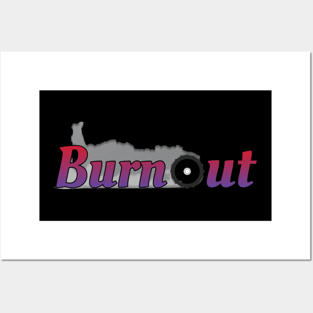 Cool burnout tees Wall Art by Wierd designers